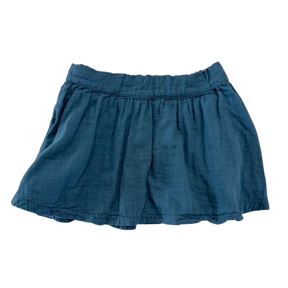 POUDRE ORGANIC - SKIRT - ORGANIC COTTON - BLUE GREEN - 18M- NWT - Picture 3 of 5